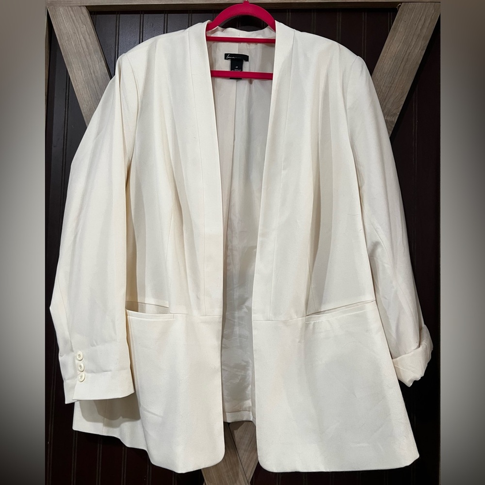 Lane Bryant Cream Women's Blazer